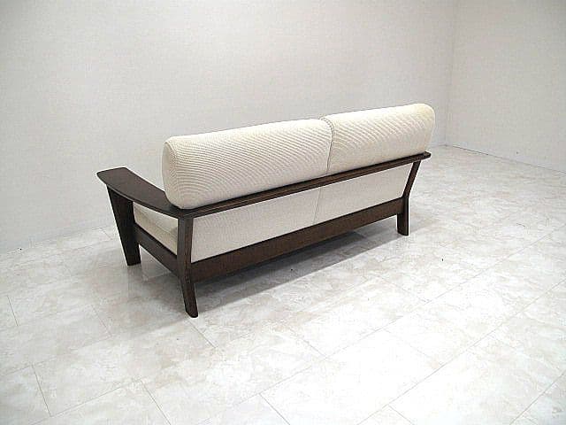 柏木工 「ソフィ」 オーク無垢材2人掛けソファ W168cm 　2Pソファ