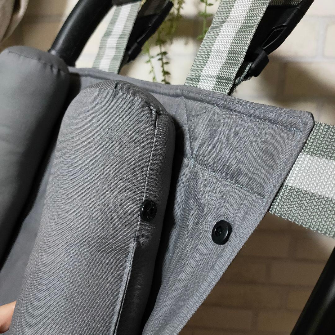 ［D-70］カトージ　ツーシーター２人乗りベビーカー背もたれシートリアシート