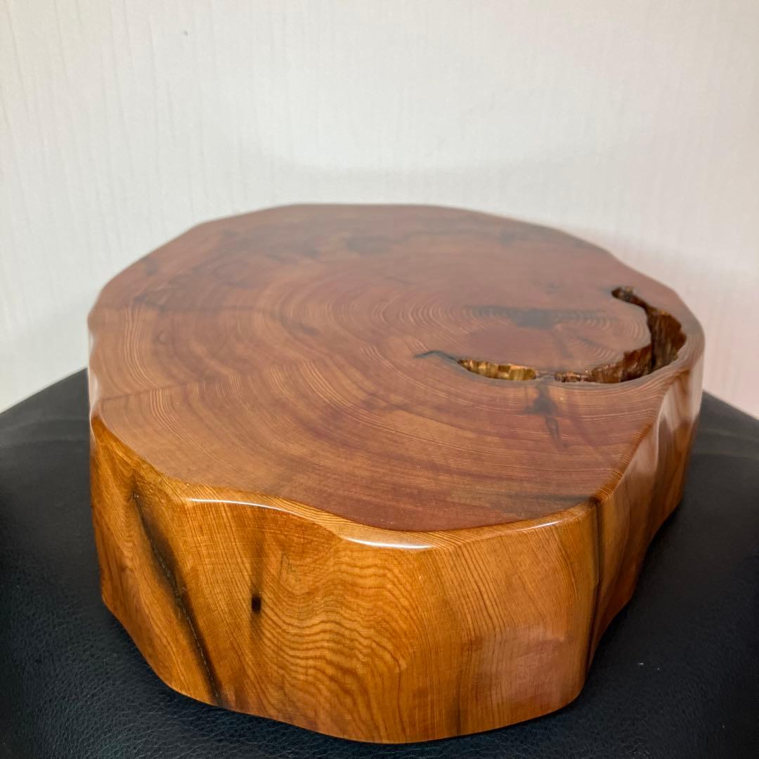 【最終値引】希少　屋久杉飾り台　一枚板　屋久杉　屋久杉工芸品　世界遺産　花台