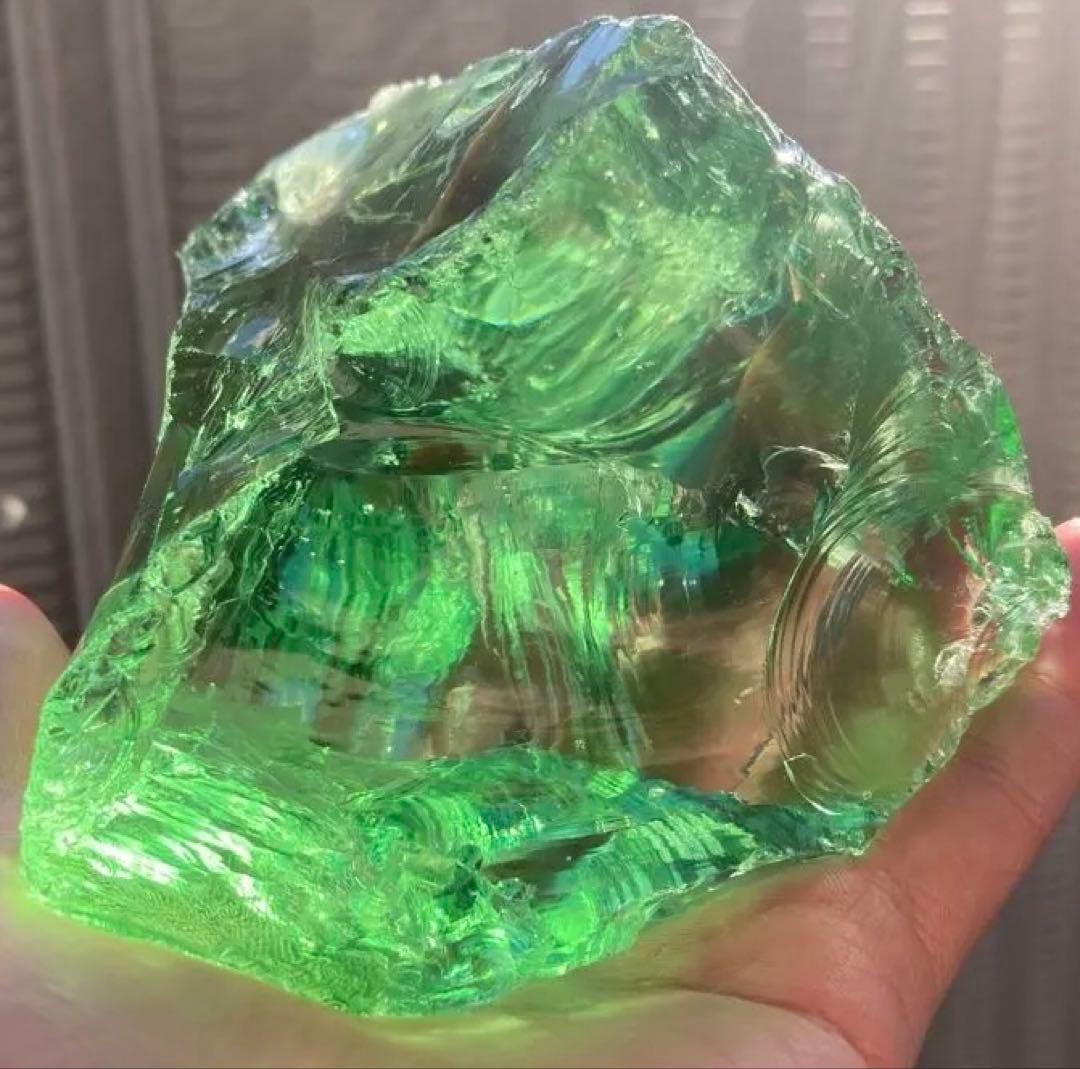 アンダラクリスタル（グリーン）シエラネバダ産 原石／約999g 特大サイズ