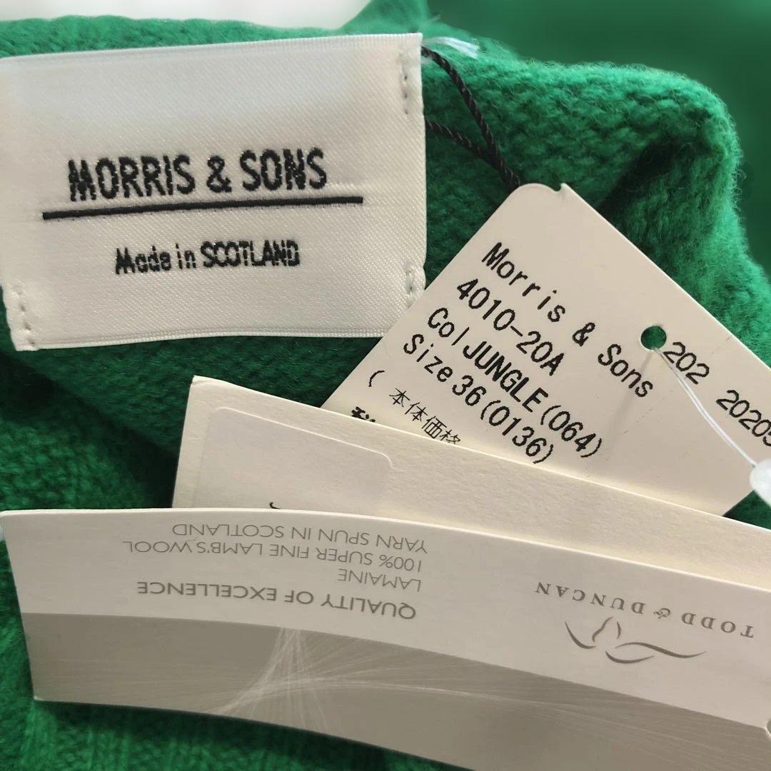 MORISS&SONS モリス&サンズ セーター グリーン36