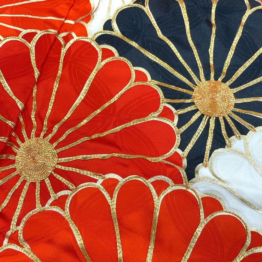 ◎mk-3118　七五三　女の子　着物・襦袢セット　アンティーク　12-10