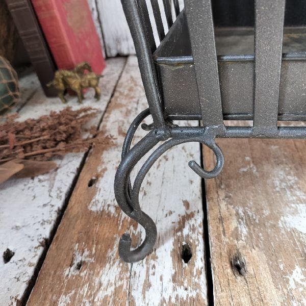 アンティーク スタイル 猫脚 アンブレラスタンド アイアン 陶器 傘立　店舗什器