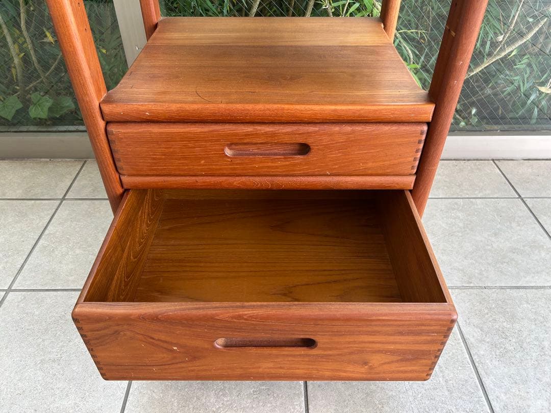 1970s 北欧 Danish デンマークヴィンテージ トロリーワゴン チーク材