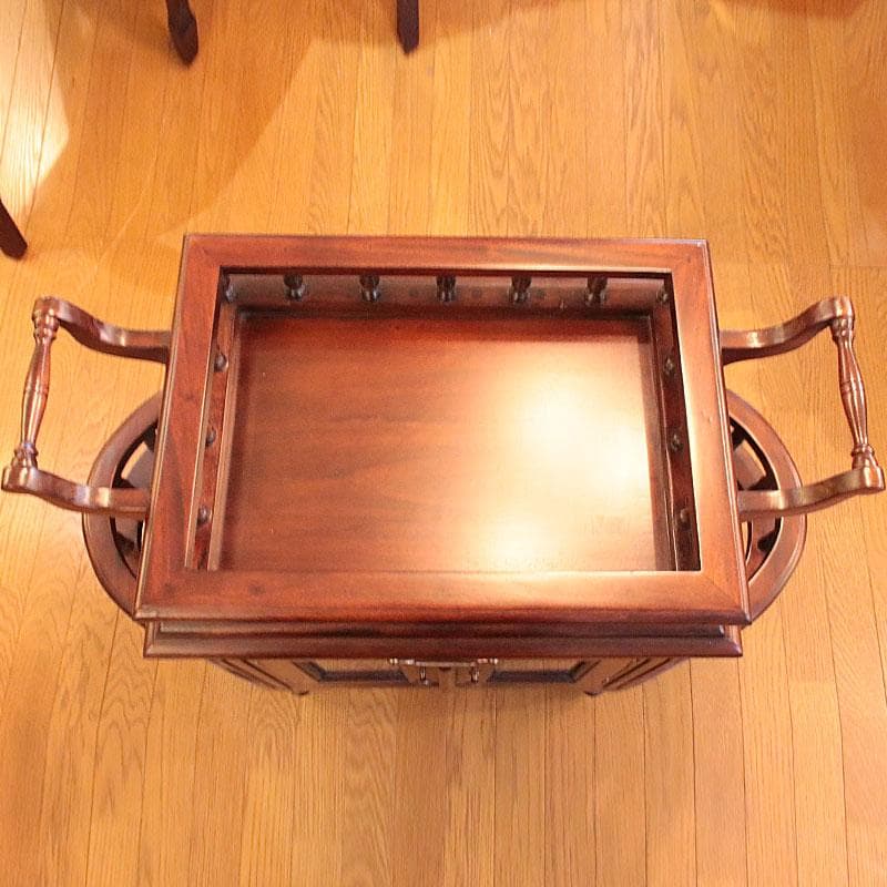 キャビネットワゴン アンティーク風 レトロ 収納インテリア 116-210