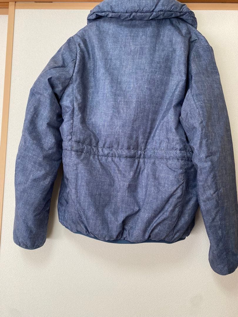 45r中綿入りブルゾン　ブルー
