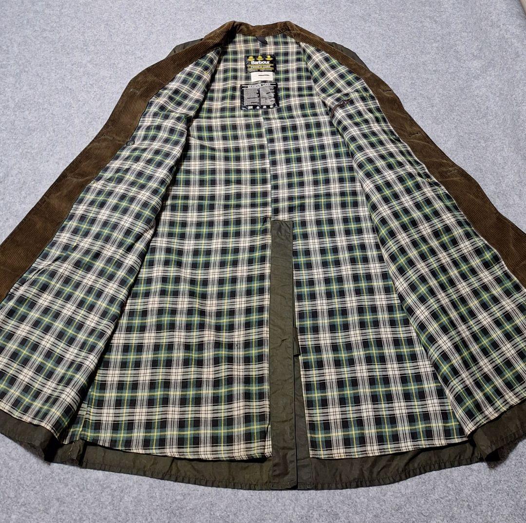 80s ミント　 バブアー 40　セージ　トレンチコート