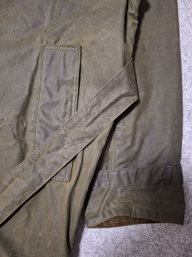 80s ミント　 バブアー 40　セージ　トレンチコート