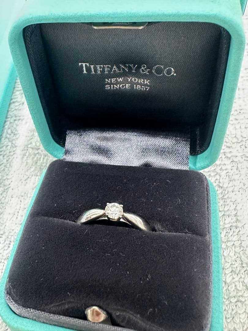 ● ティファニーハーモニー ダイヤモンド リング Pt950 0.21ct