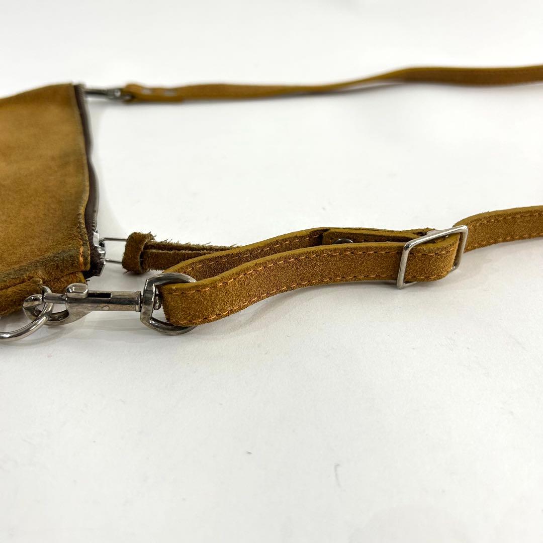 HTC スタッズ　スエードポーチ　レザー紐(調整可能)