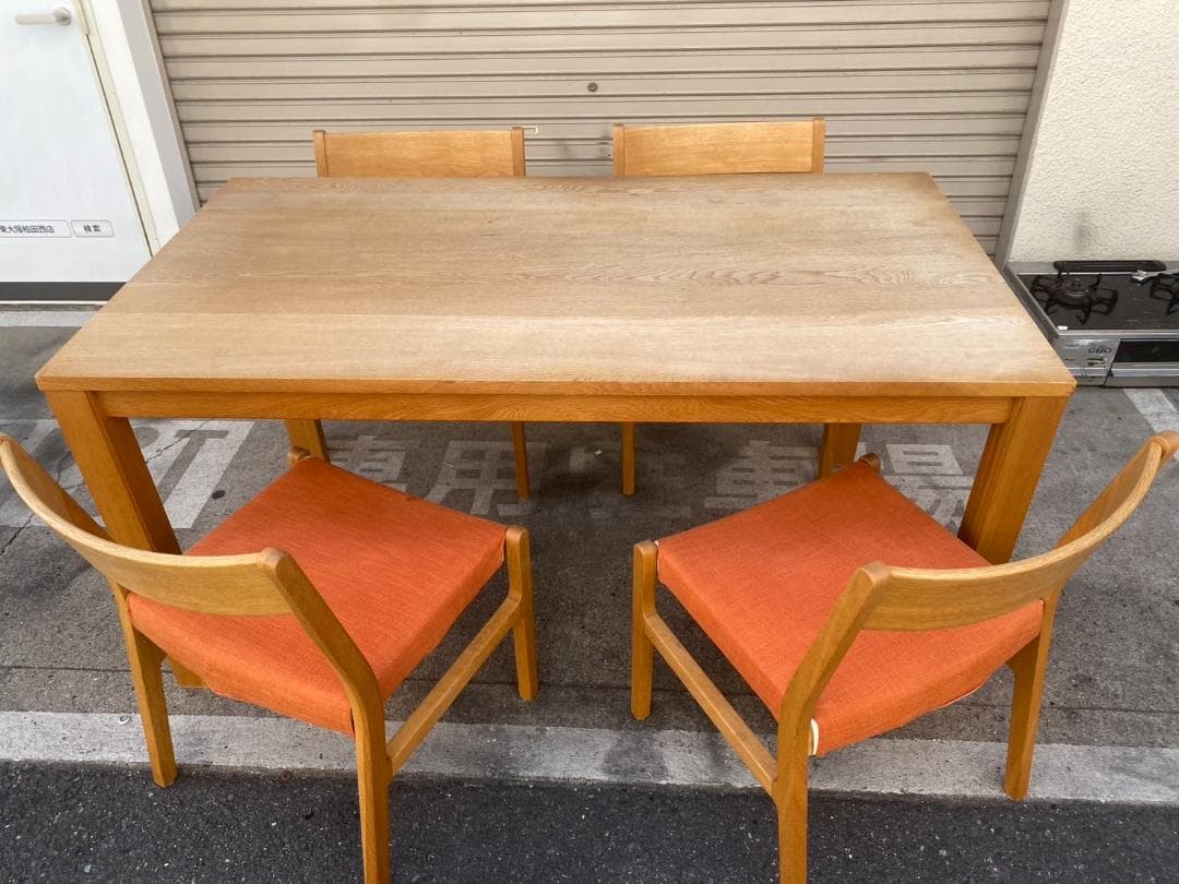A671♠️ACTUS 天然木 ダイニングセット W1500×D800×H720