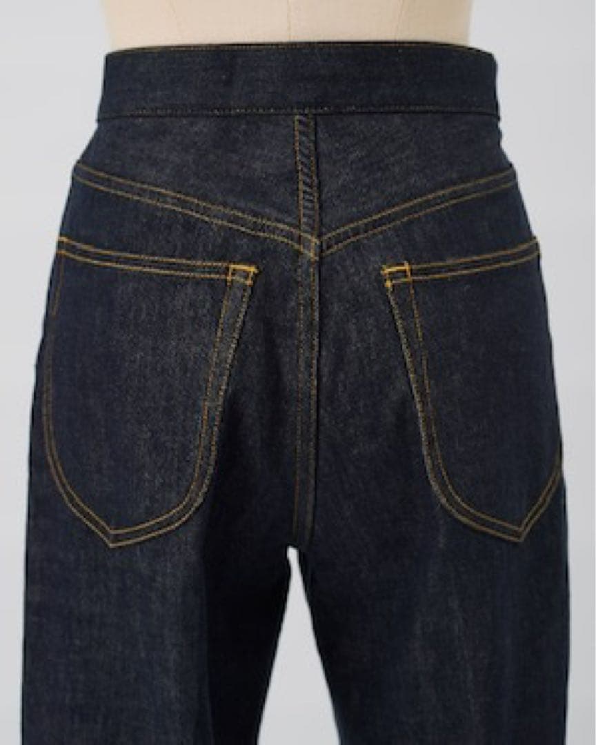 cygne シーニュ　ロールアップデニム Laetitia 0