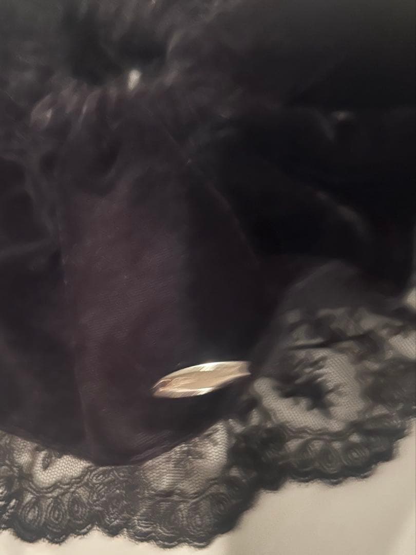 ヘアアクセサリー tanakadaisuke velour lace chou chou