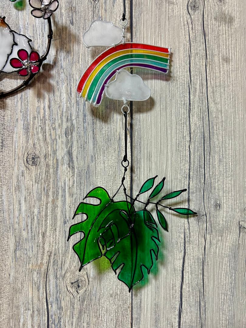 まるまる「ポメチワとトイプードル モービル」2点