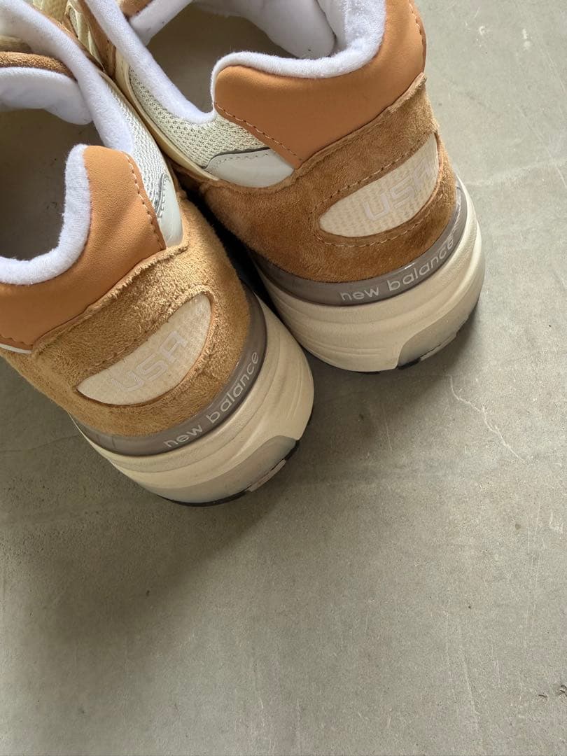 靴 New Balance 992 \"Sweet Caramel/Calcium\"
