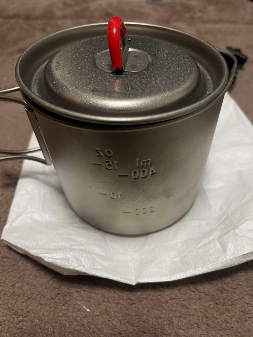 エバニュー チタンアルコールストーブ コッヘル アルコール容器3点セット