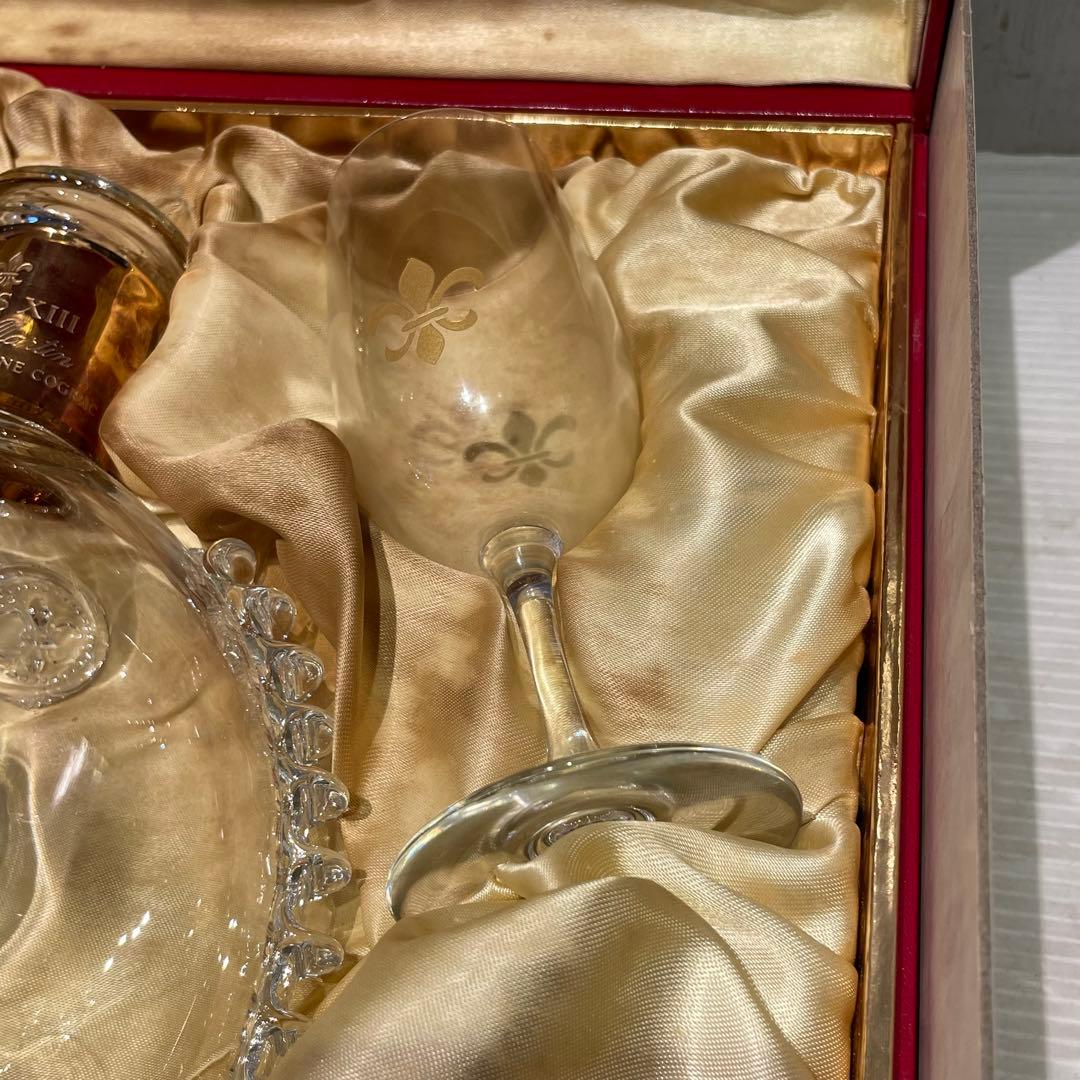 ②Baccarat レミーマルタン ルイ13世 グラス　空瓶 バカラ　箱入り