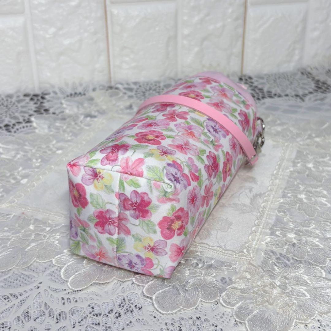 ペットボトルカバー　リバティシンクオブミー/ピンク系　ハンドメイド