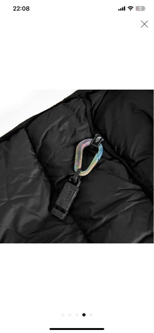 レアアイテム！ノースフェイス　リメイドダウン　シェルマフラー