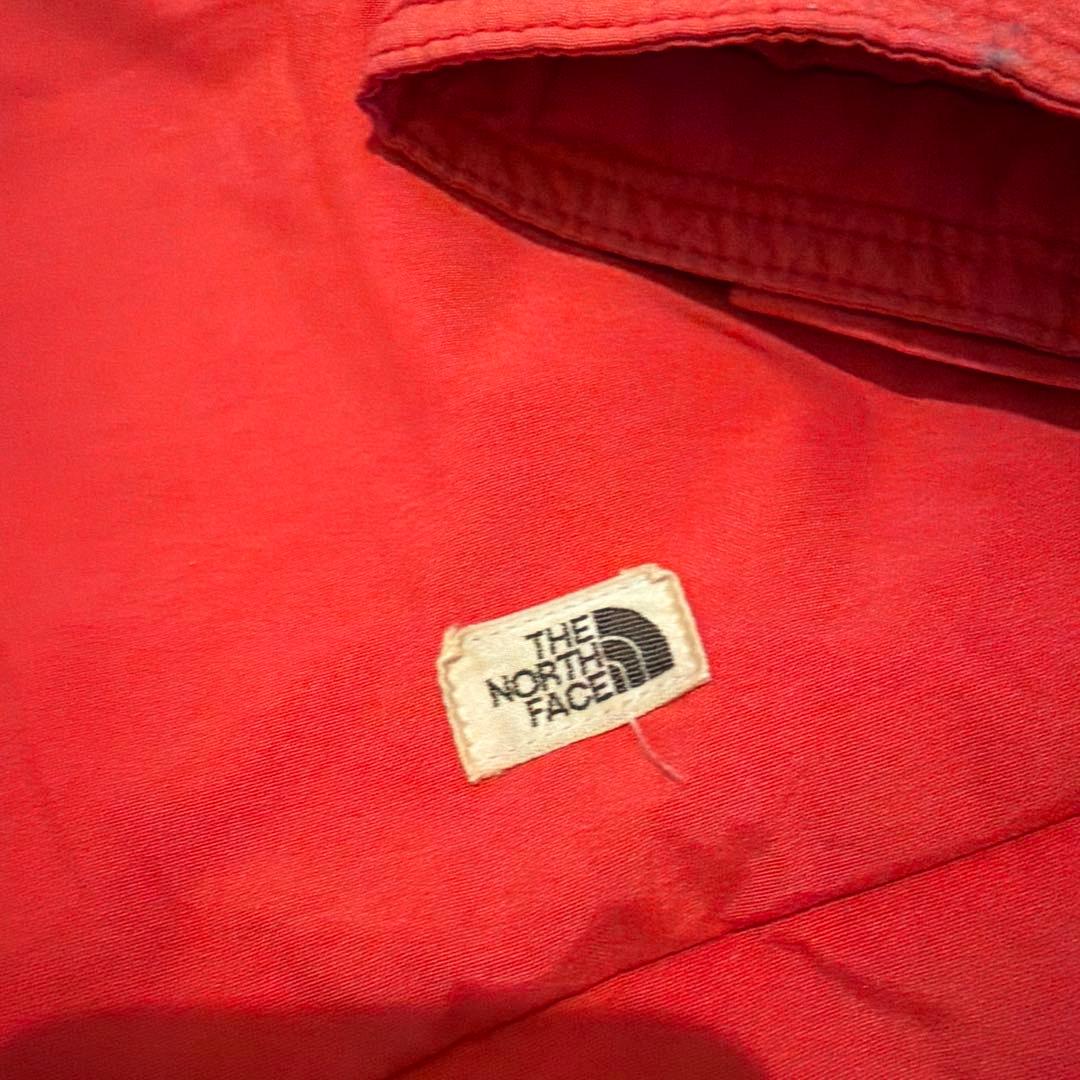 80s ヴィンテージ NORTH FACE ダウン　赤 茶タグ