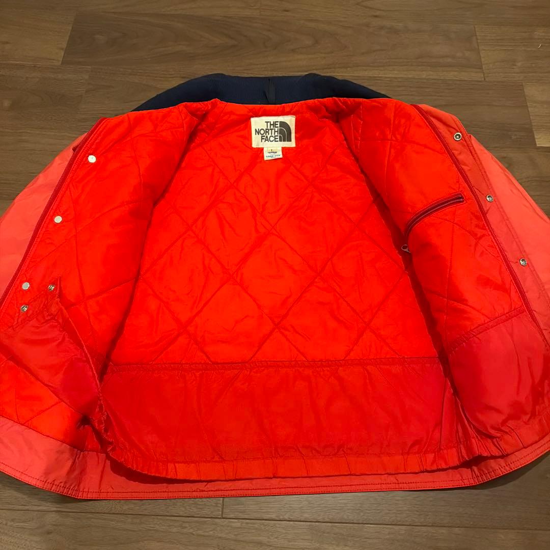 80s ヴィンテージ NORTH FACE ダウン　赤 茶タグ