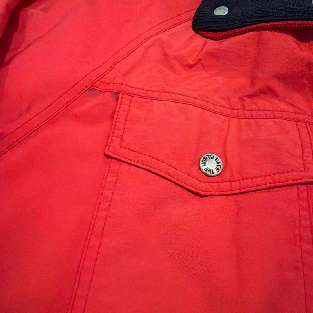 80s ヴィンテージ NORTH FACE ダウン　赤 茶タグ