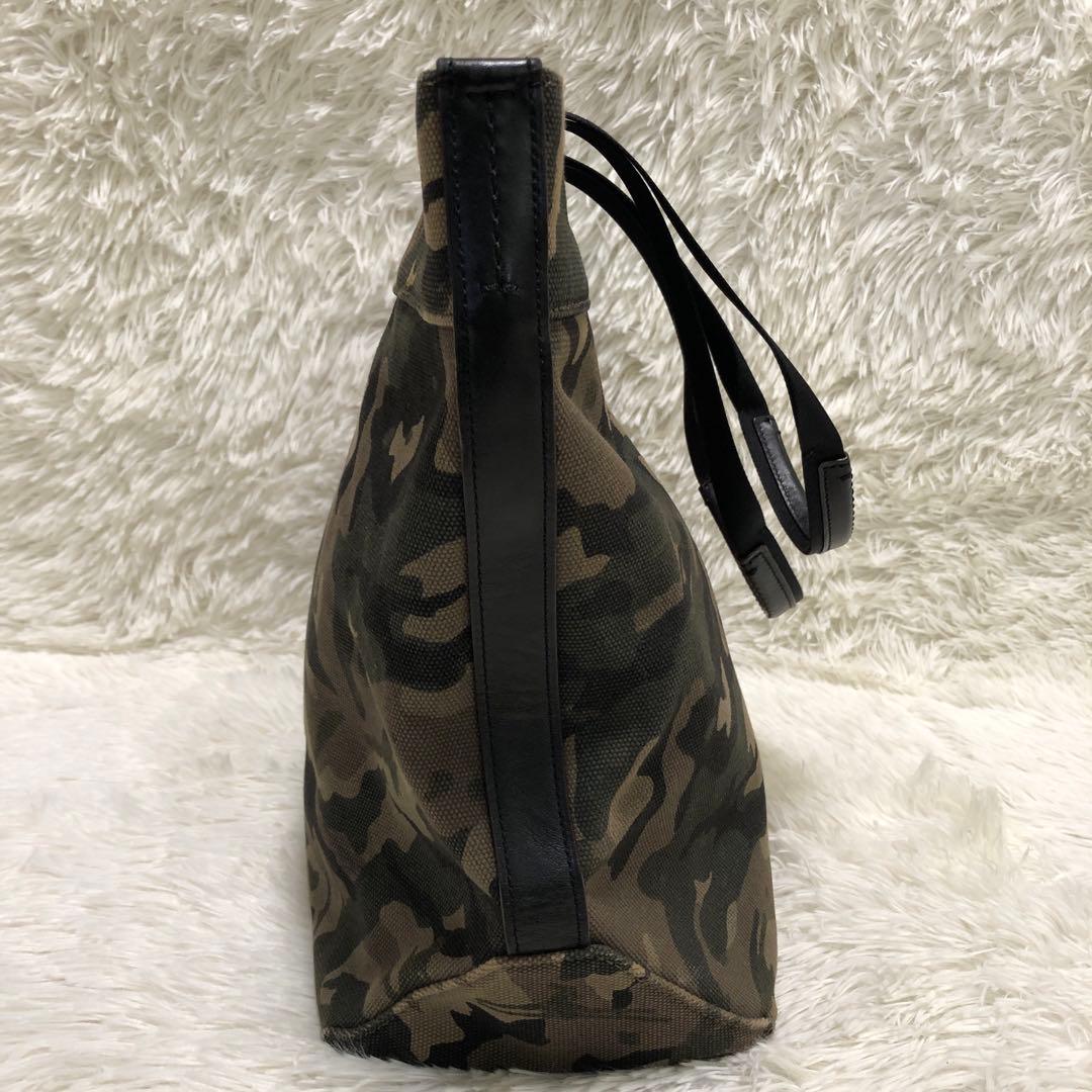 コーチ トートバッグ キャンバス カモフラ 迷彩 大容量 76809