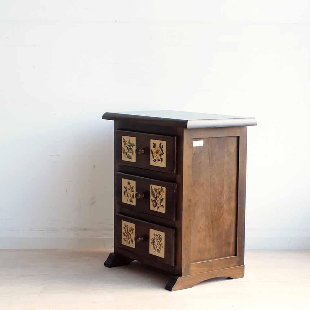 アクタス バレンシアシリーズ 3段チェスト パイン材 スペイン製 ZR24238