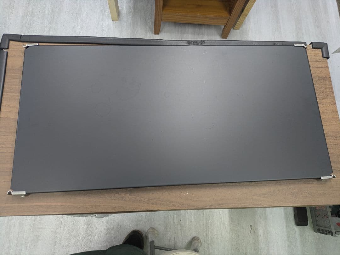 無印良品 ステンレスユニットシェルフ用・追加棚・ダークグレー【3枚での販売です】