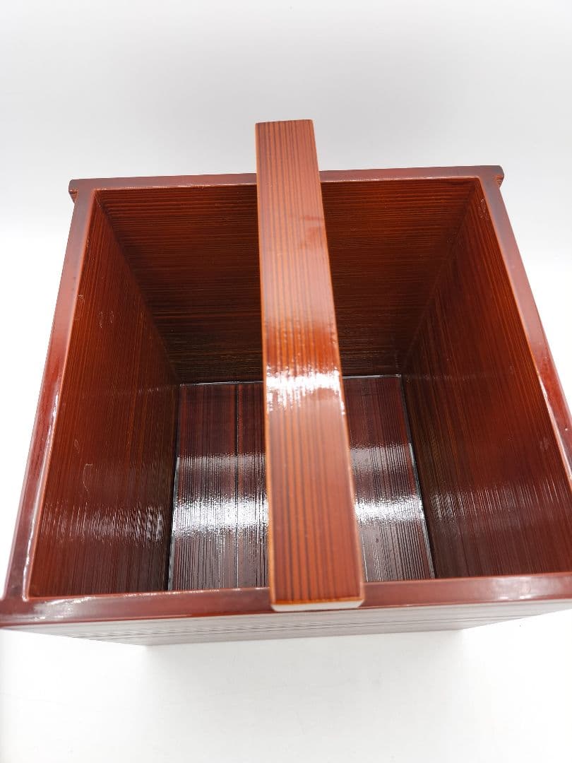 c842 釣瓶水指 春慶塗 紙箱 水漏れ確認済　茶道具 古物