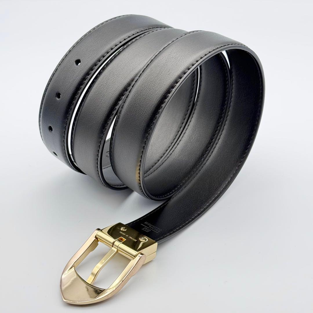 ✨美品✨ルイヴィトン タイガ サンチュール ベルト ゴールド金具 ビジネス 本革