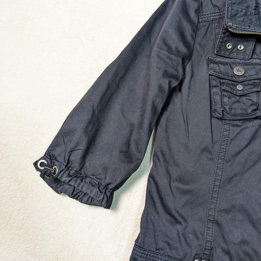 バーバリーブルーレーベル ミリタリーワンピース ホースマーク Mサイズ y2k