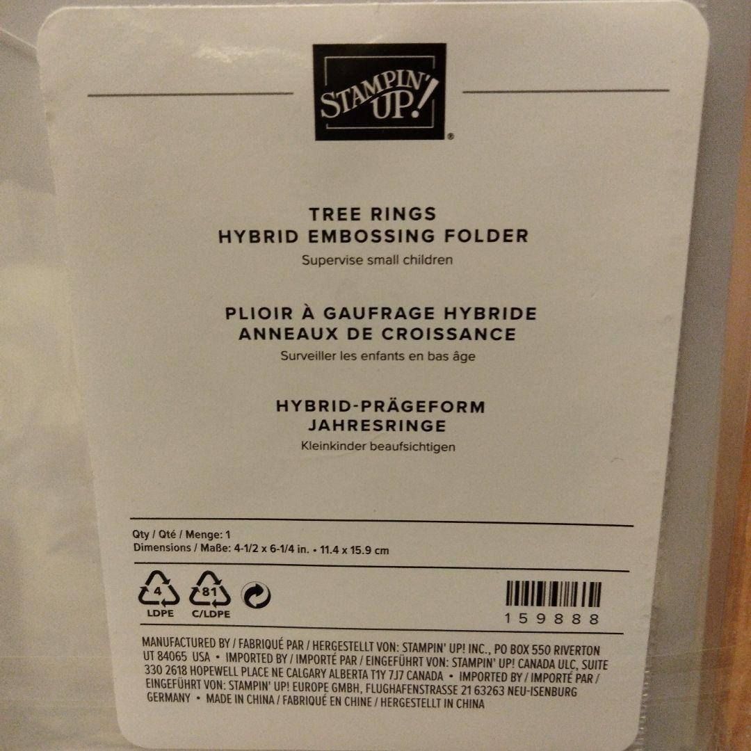 お値下♡未使用　万能な可愛い切株スタンプ＆ダイ＆エンボス　スタンピンアップ