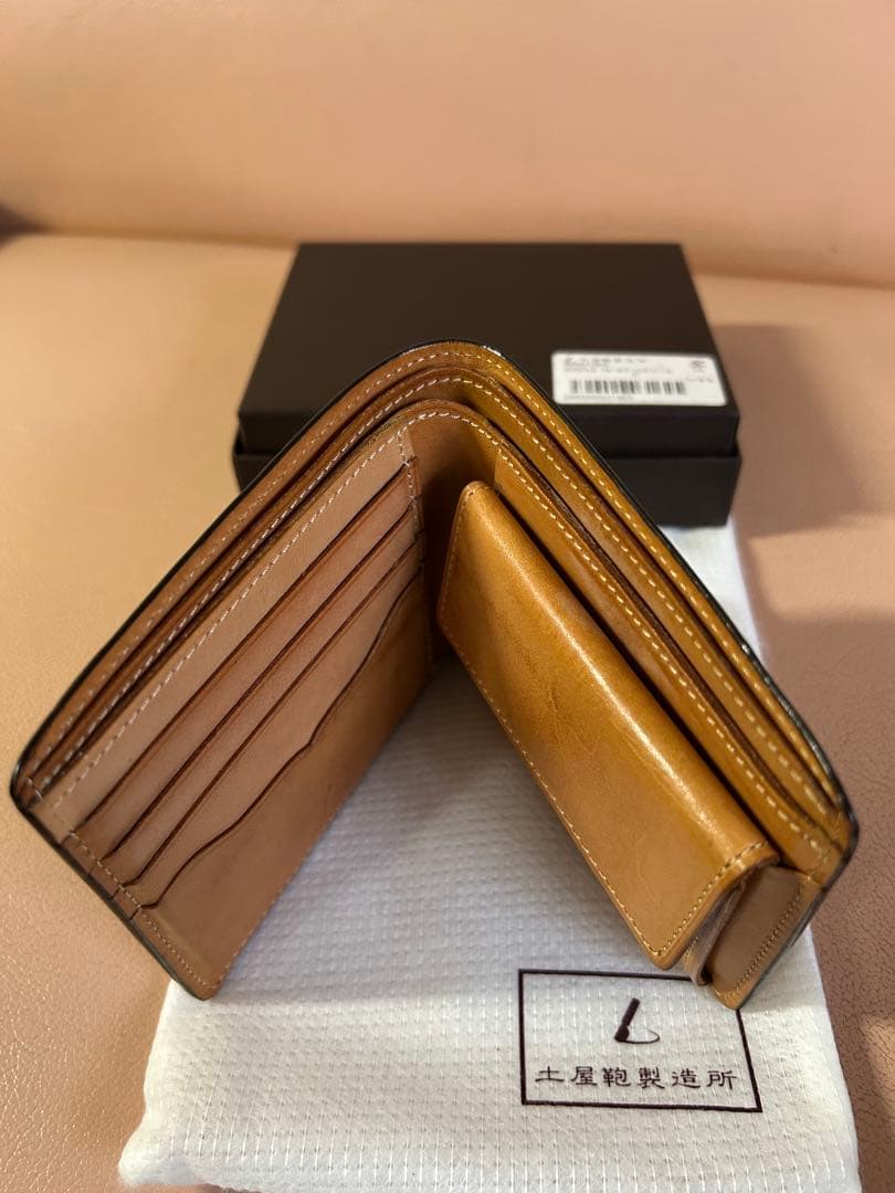 土屋鞄　ブライドル　二つ折り財布