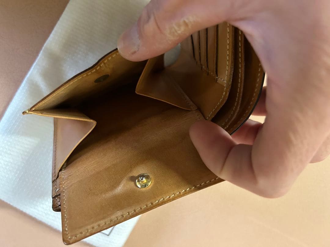 土屋鞄　ブライドル　二つ折り財布