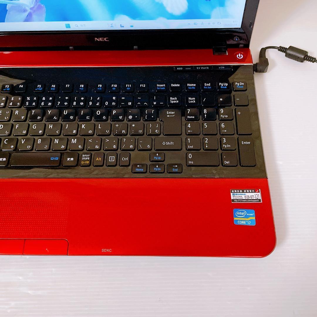 Windows11 快速 SSD i7 ノートパソコン NEC ノートPC