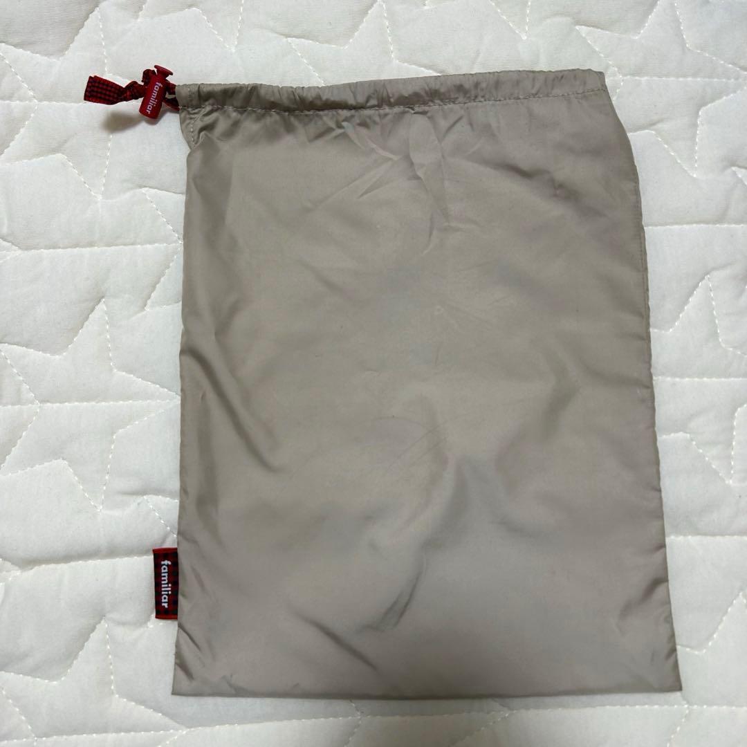 【ほぼ未使用】familiar 3wayダウンケープ ポンチョ