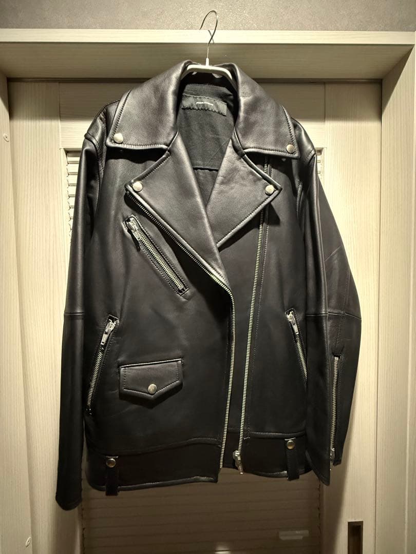 JOURNAL STANDARD シープレザービッグライダースブルゾン