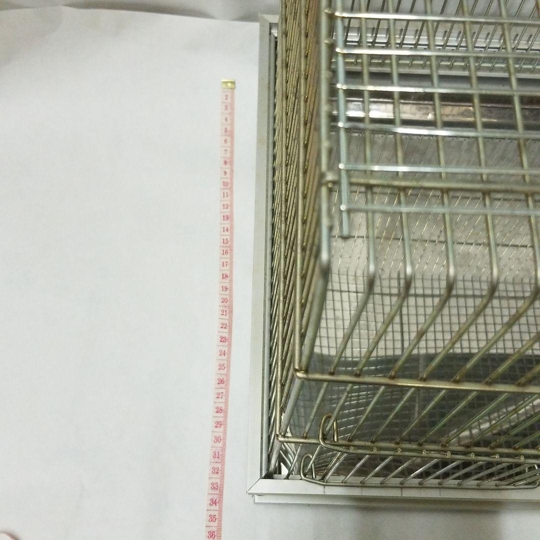 HOEI　未使用鳥かご　ゲージ　ステンレス底　アルミ