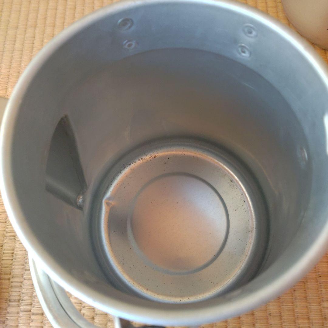 アンティーク　ミルクポット　大容量　骨董品アルミ製ケトル　やかん