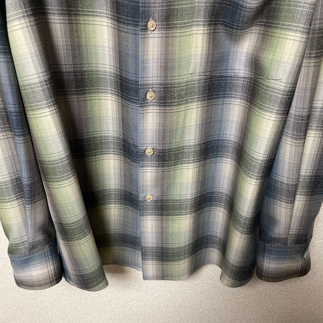 トップス auralee SUPER LIGHT WOOL CHECK SHIRT