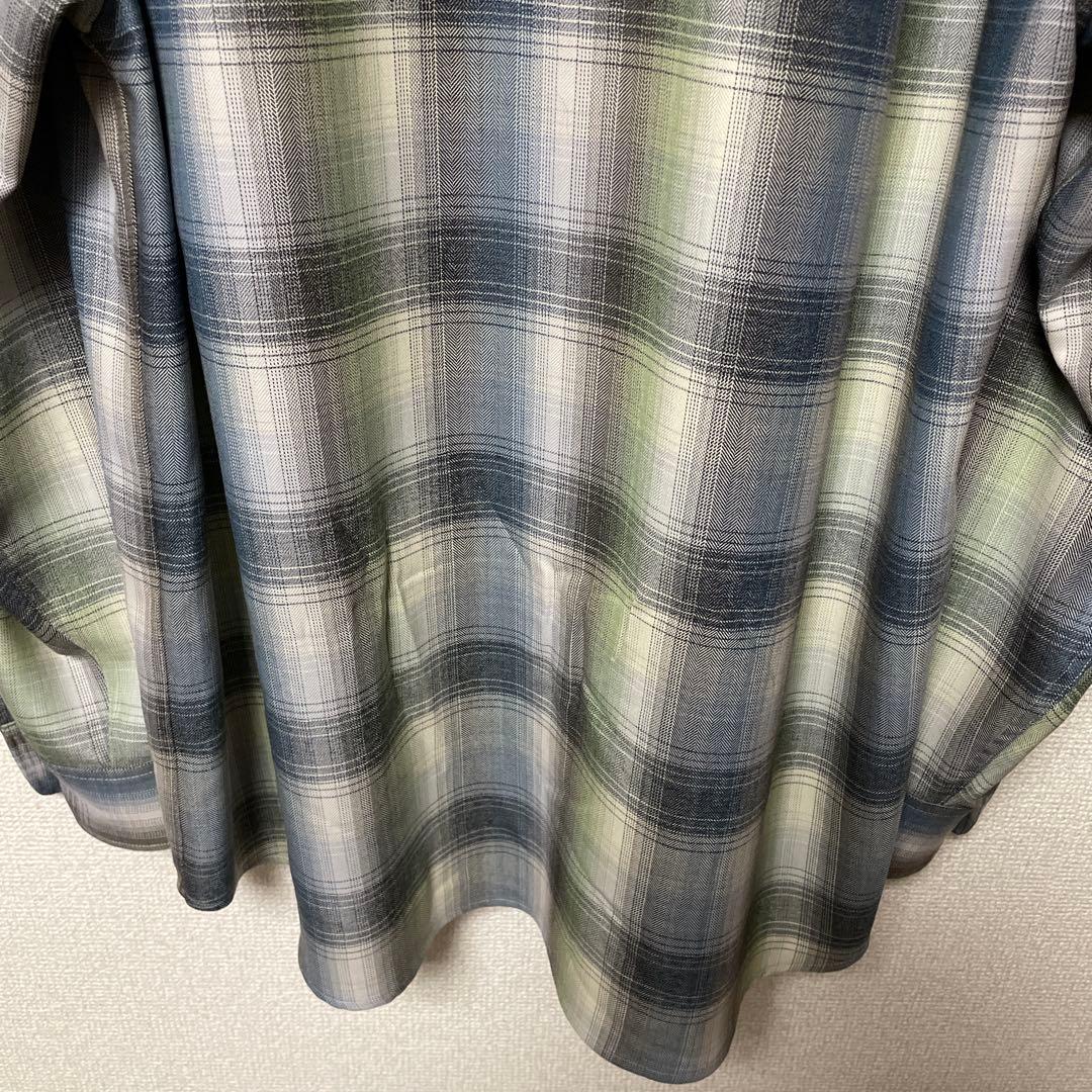 トップス auralee SUPER LIGHT WOOL CHECK SHIRT