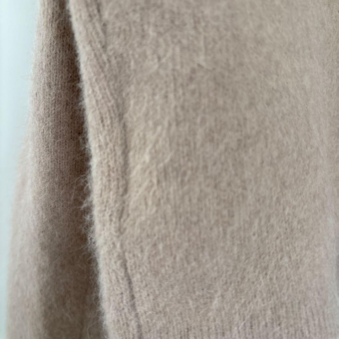 FRAY I.D フォックスウールニットジャケット BEG 美品