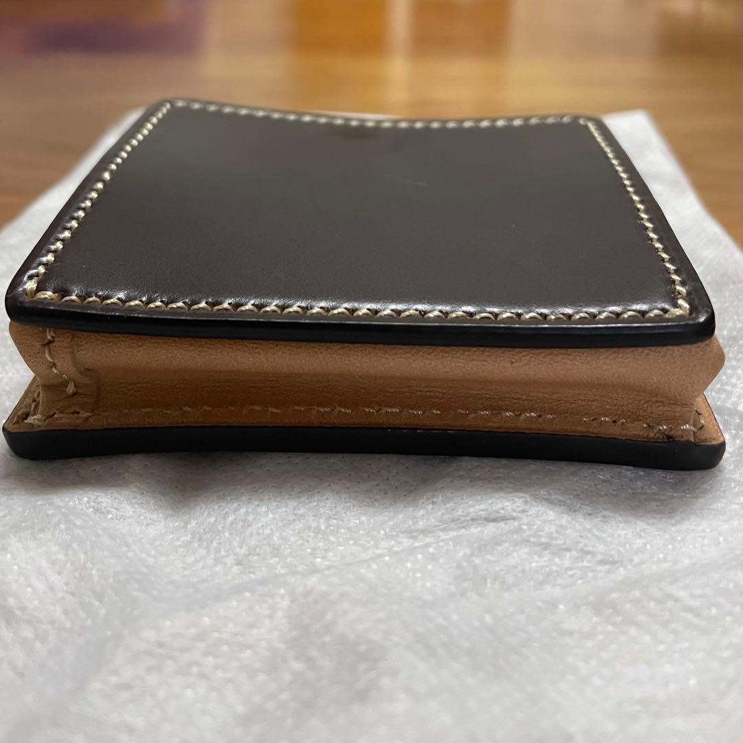 万双　コードバン　ボックス型小銭入れ　ケース