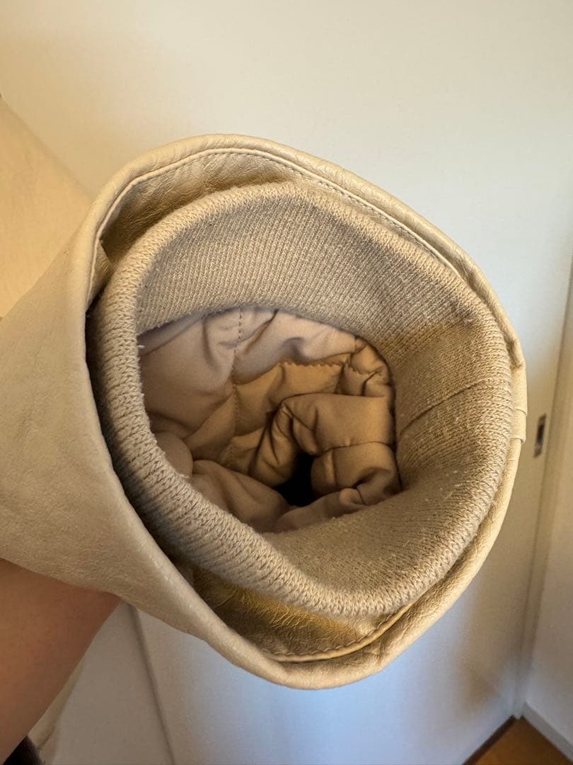 n*n様 PASTING LIKE FAKE LEATHER JACKET　M