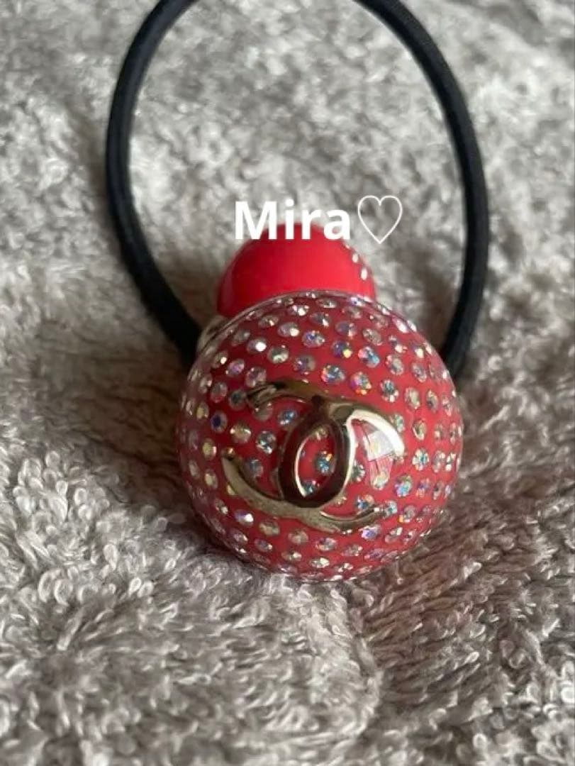 りお様専Chanel ヘアゴム　ラインストーン