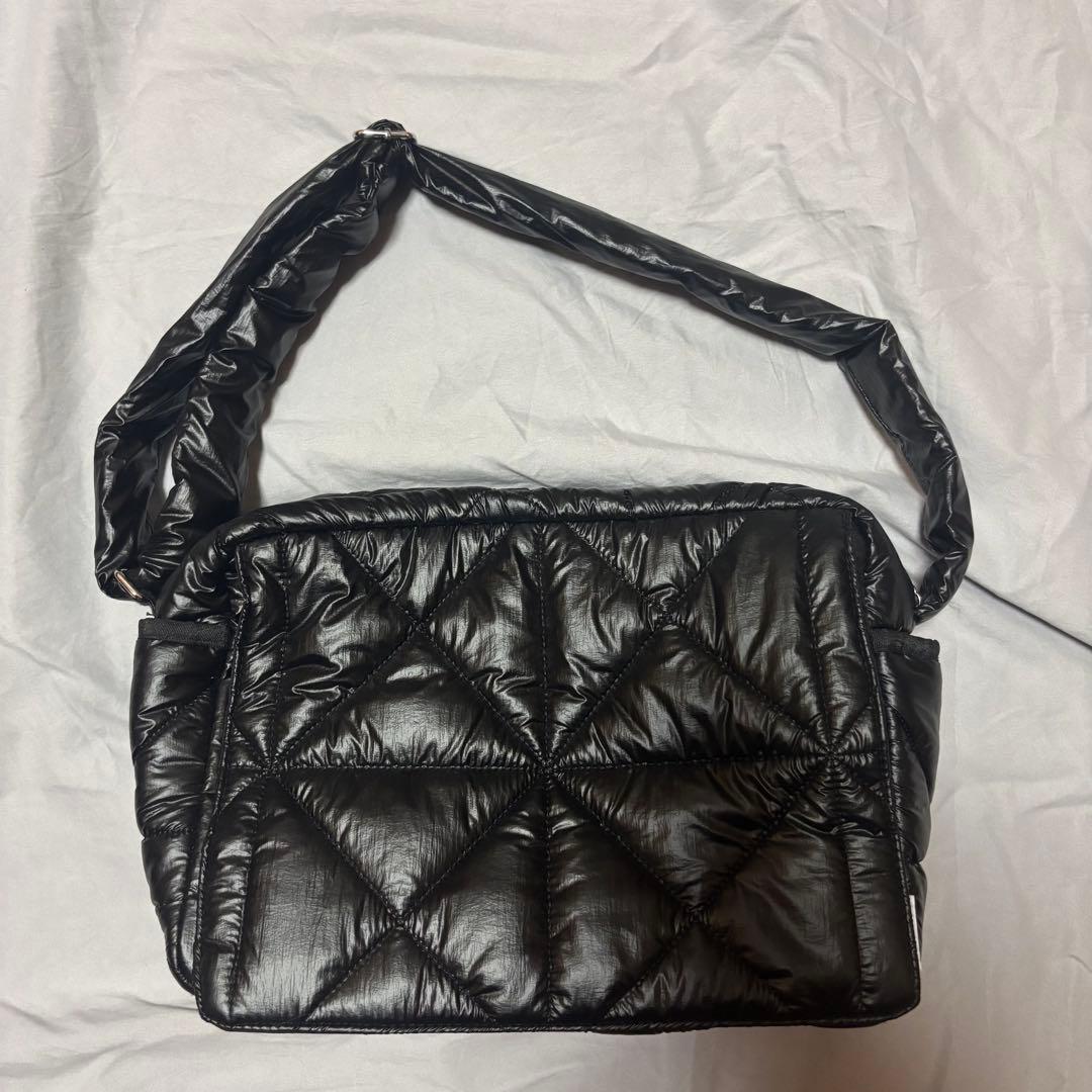 バッグ RICH RAISE Cross quilt bag / Black