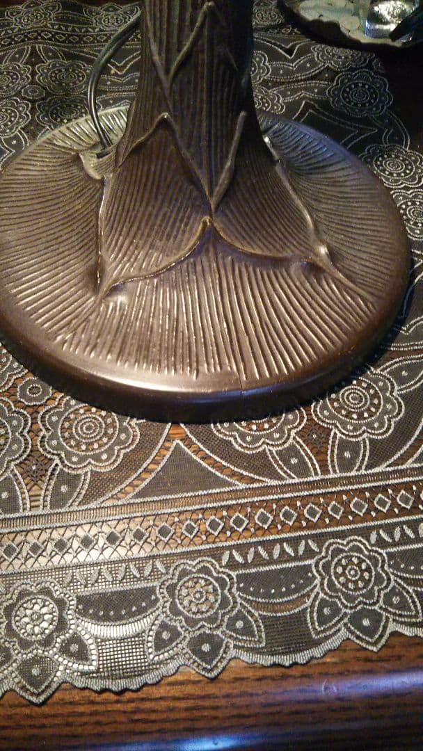 ステンドグラス 【ランプ】【高さ、約50cm】フロアースタンド 【フルーツ】