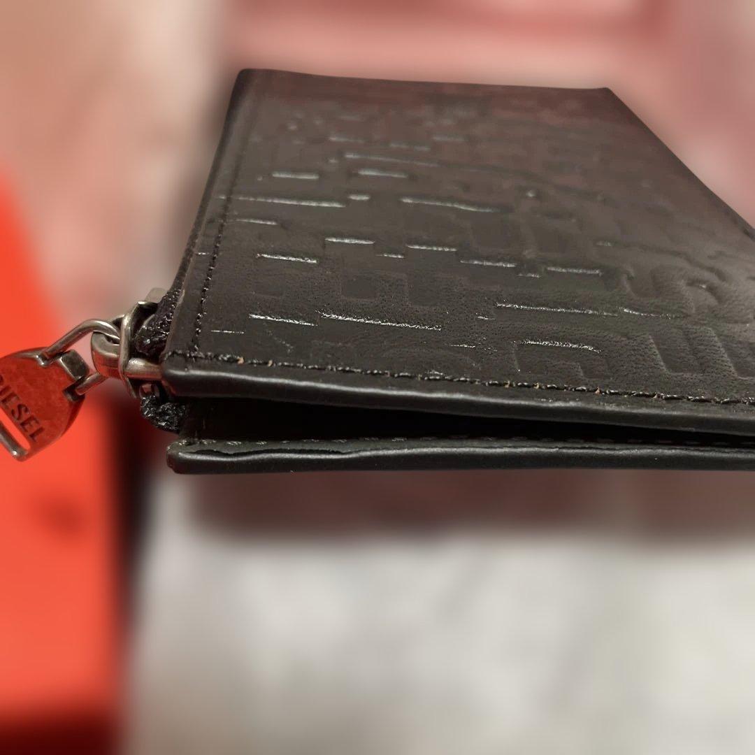 DIESEL 本革 ケース ブラック