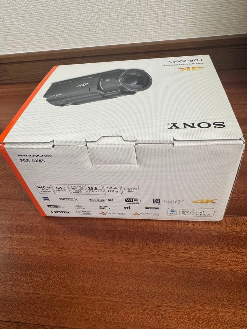 SONY 4K ビデオカメラ FDR-AX45 ブラウン